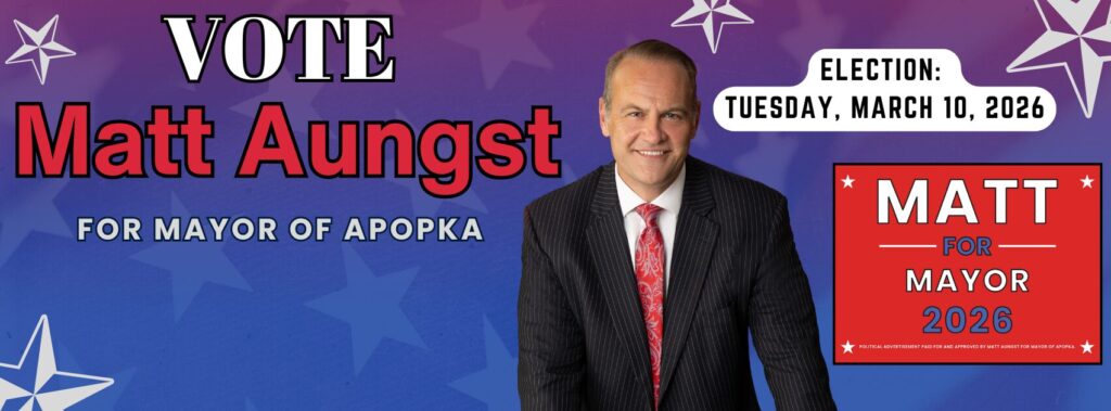 Matt Aungst Candidate for Mayor of Apopka